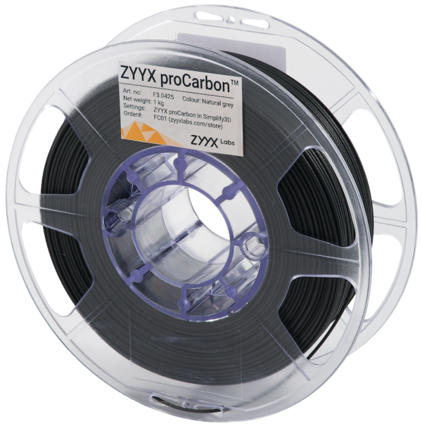 ZYYX proCarbon™ filamentmaterial